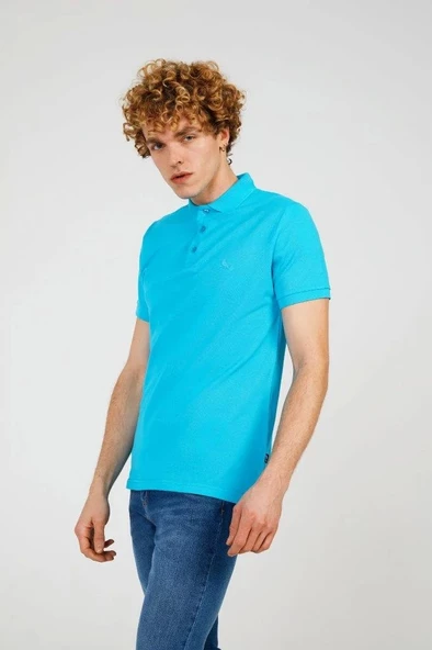 Victorio Blue FATHER BASIC POLO - Resim 2