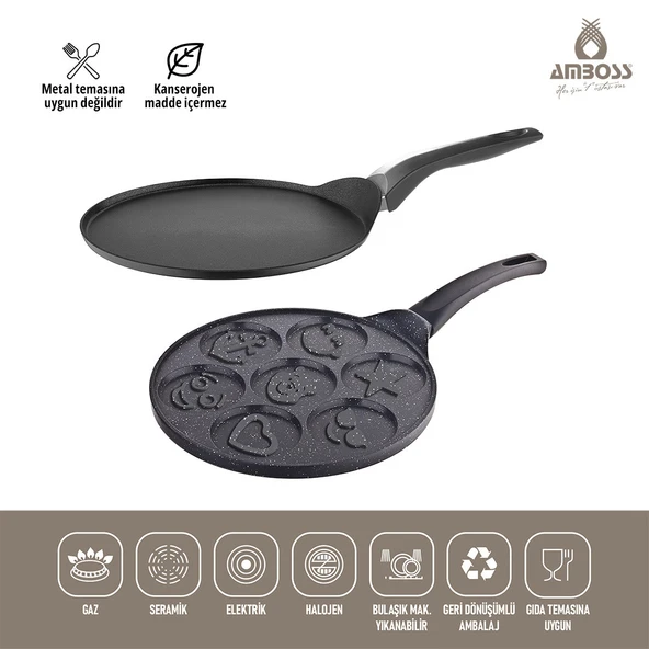 2 Parça Twn Krep Tava & Pankek Tava 26 Cm - 5