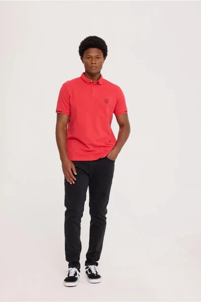 Red SUMMER POLO - Resim 3
