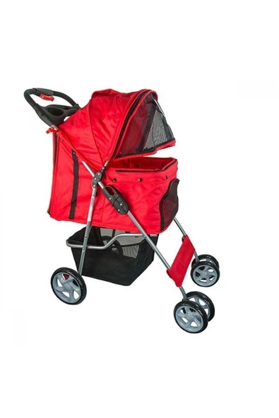 Pawise Kedi Köpek Gezdirme Puseti Kırmızı 68x46x100 cm