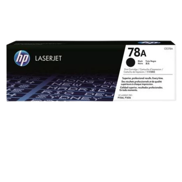 HP CE278A (78A) Siyah Black Orjnal Toner P1566 / M1536dnf - 3