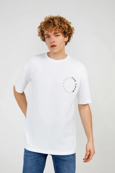 White THE CROW TIME RELAX TEE