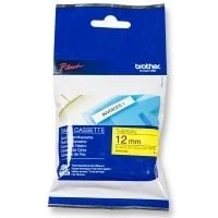 Brother M-K631BZ 12mm Siyah Sarı Lamine Etiketi