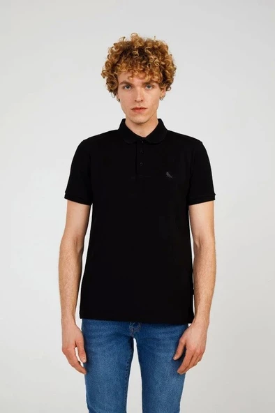 Black FATHER BASIC POLO