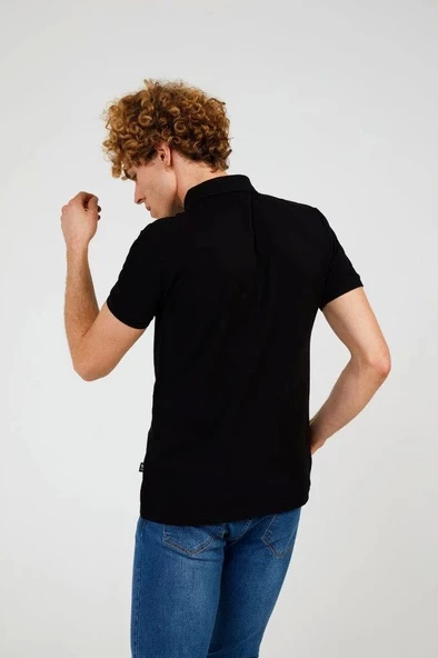 Black FATHER BASIC POLO - 3