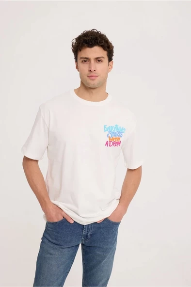 Off-White DREAM HALF-RELAX TEE - Resim 3