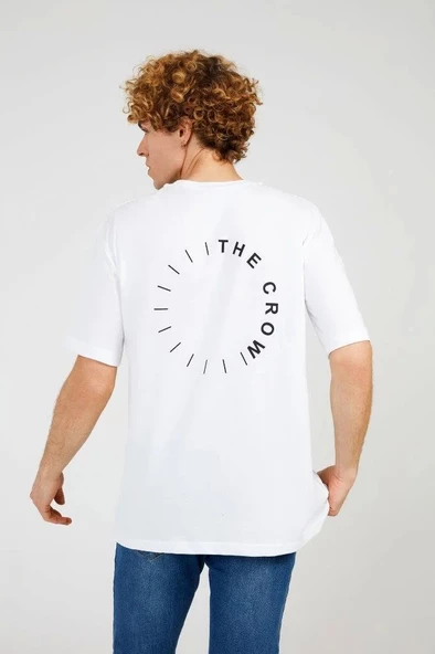 White THE CROW TIME RELAX TEE - 3