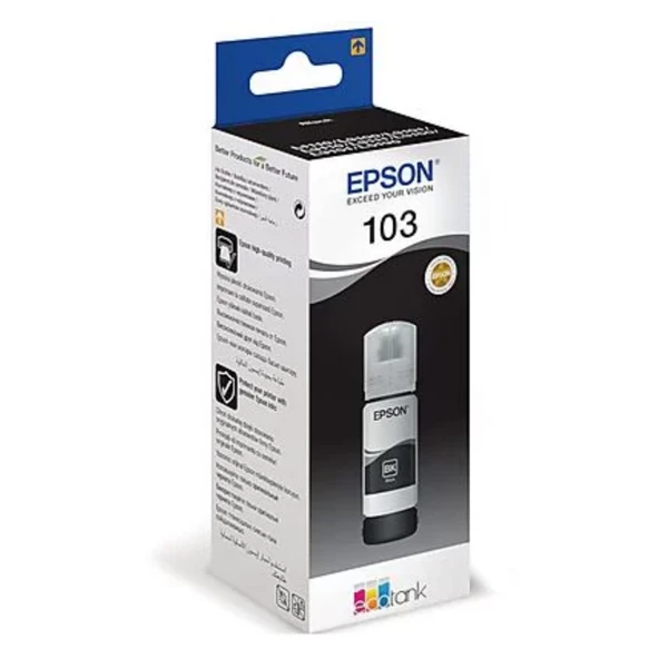 Epson 103-C13T00S14A Siyah Orijinal Mürekkep Kartuş - Resim 2