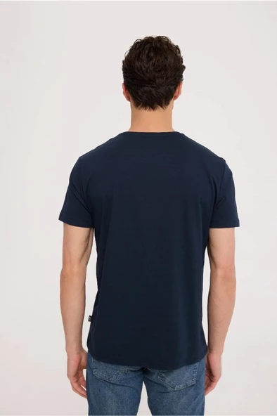 Navy ENJOY TEE - Resim 6