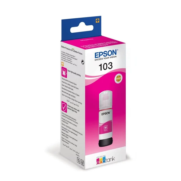 Epson 103-C13T00S34A Kırmızı Orijinal Mürekkep Kartuş - 3