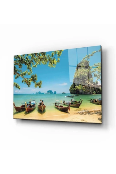 Doğa Manzara Dekoratif ve Modern Cam Tablo 4mm Dayanıklı Temperli Cam ürün görseli