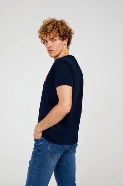 Navy DUCK TEE - Resim 2