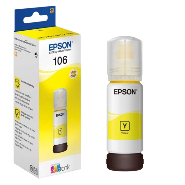 Epson 106-C13T00R440 Sarı Orijinal Mürekkep Kartuş ürün görseli