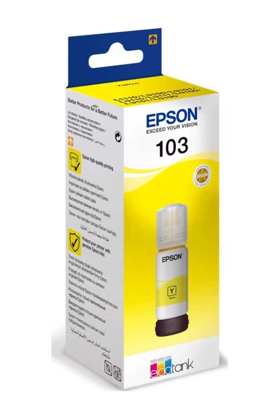 Epson 103-C13T00S44A Sarı Orijinal Mürekkep Kartuş ürün görseli