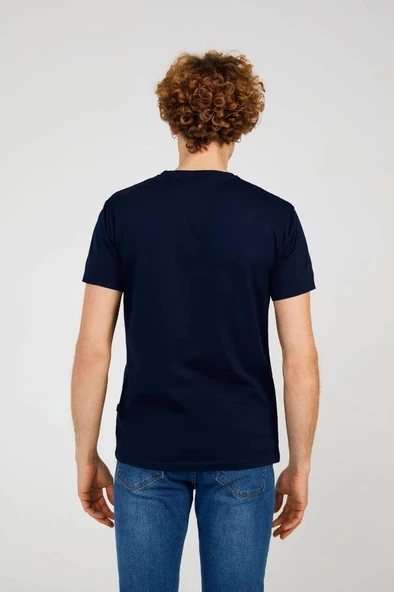 Navy DUCK TEE - Resim 3