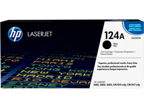 HP Q6000A (124A) Siyah Black  Orjinal Toner Laserjet 1600