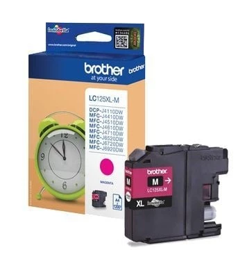 Brother LC125XL Kırmızı Yüksek Kapasite  High Capacity Magenta Kartuş ürün görseli