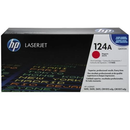 HP Q6003A (124A) Kırmızı Magenta Orjinal Toner Laserjet 1600 ürün görseli