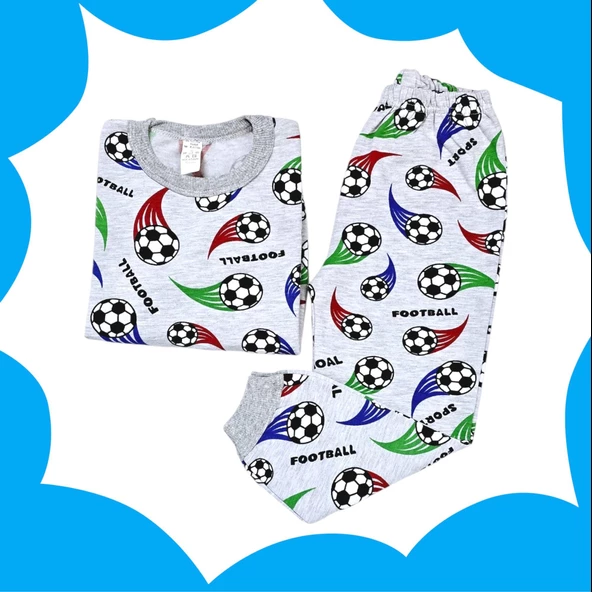 Football Erkek Çocuk Pijama Takım - Resim 2