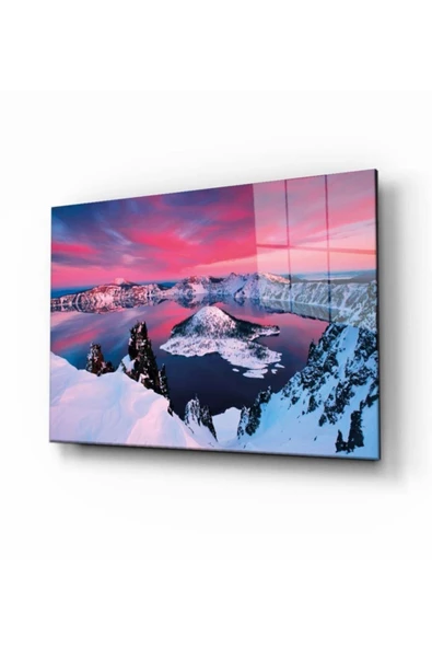 Doğa Manzara Dekoratif ve Modern Cam Tablo 4mm Dayanıklı Temperli Cam ürün görseli 1