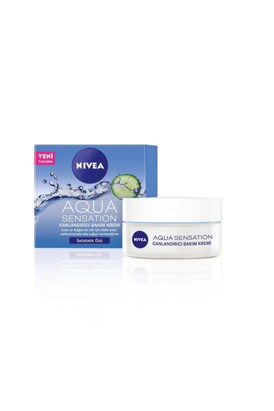 Nivea Yüz Bakım Kremi Aqua Sensation Normal Ve Karma Ciltler Için Canladırıcı Etki 50 ml