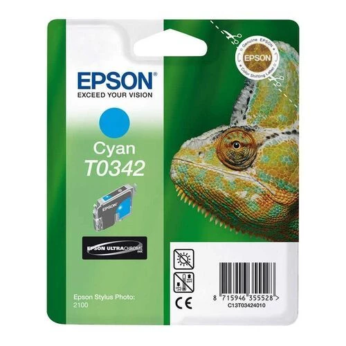 Epson C13T034240 (T0342) Mavi Cyan Orjinal Kartuş Stylus Photo 2100 ürün görseli