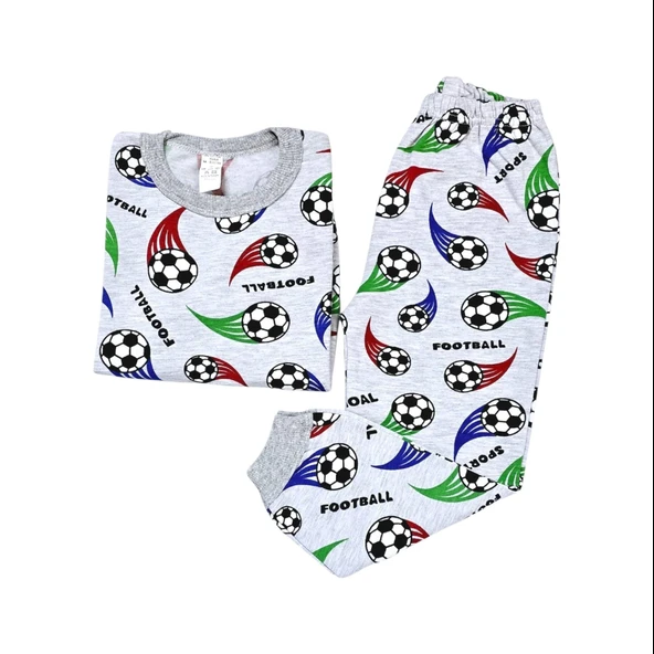 Football Erkek Çocuk Pijama Takım - Resim 3
