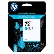 HP C9398A (72) Mavi Cyan Orjinal Kartuş 69 ml DesignJet T610 Kutusuz