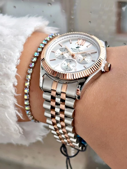 Beverly Hills Polo Club BP3082C.530 Pırlantalı Sertifikalı Kadın Kol Saati - Resim 6