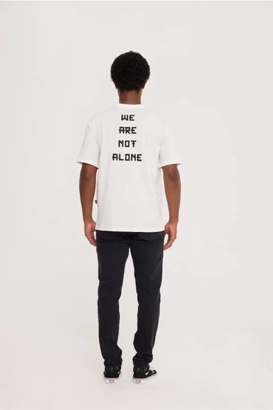 White SPACE HALF-RELAX TEE - 6