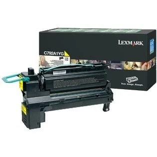 Lexmark C792A1YG Sarı Yellow Orjinal Toner C792 / X792 KUTUSUZ ürün görseli