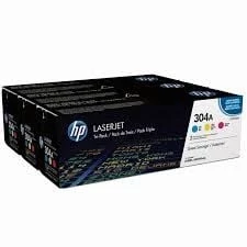 HP CF372AM (CC531A+CC532A+CC533A) 304A 3lü Paket Renkli Colour Orjinal Toner ürün görseli