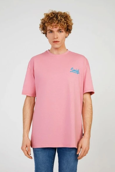 Vintage Pink SURF HALF-RELAX TEE ürün görseli
