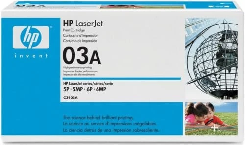 HP C3903A (03A) Siyah Black Orjinal Toner ürün görseli