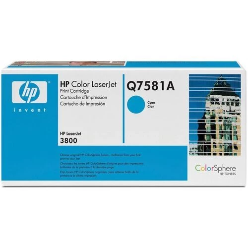 HP Q7581A (503A) Mavi Cyan Orjinal Toner Laserjet 3600 ürün görseli