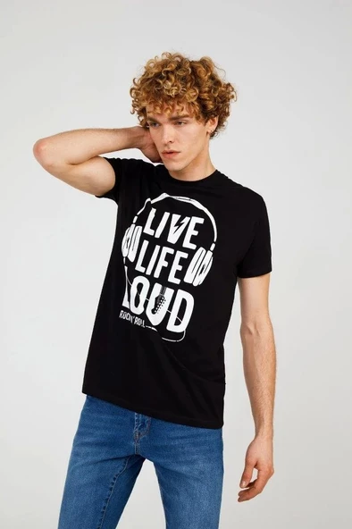 Black LOUD TEE - 2