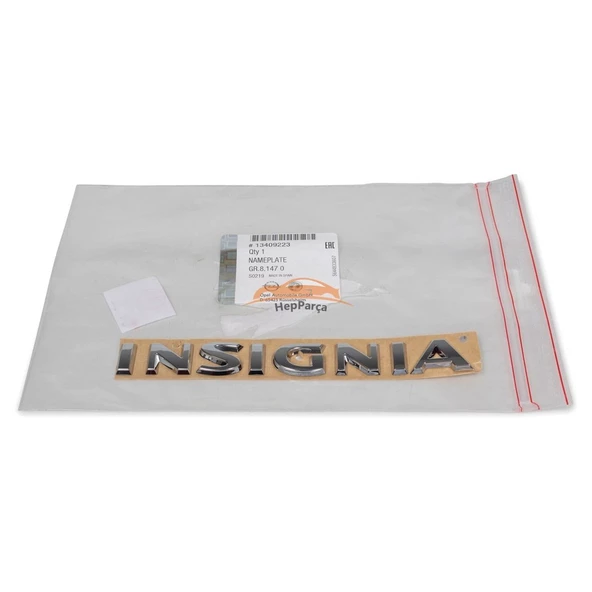 Opel Insignia B Yazısı Orjinal Gm ürün görseli