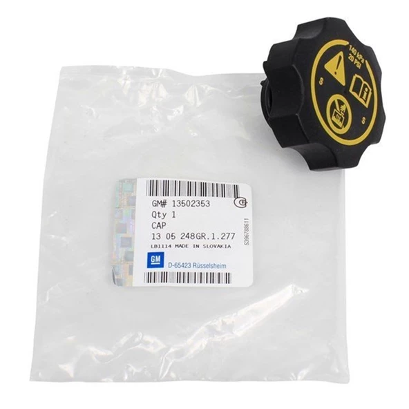 Opel Corsa D Yedek Su Radyatör Ek Depo Kapağı Orjinal GM ürün görseli 1