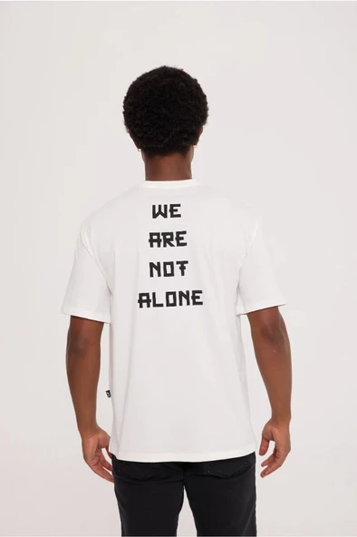 White SPACE HALF-RELAX TEE - 4