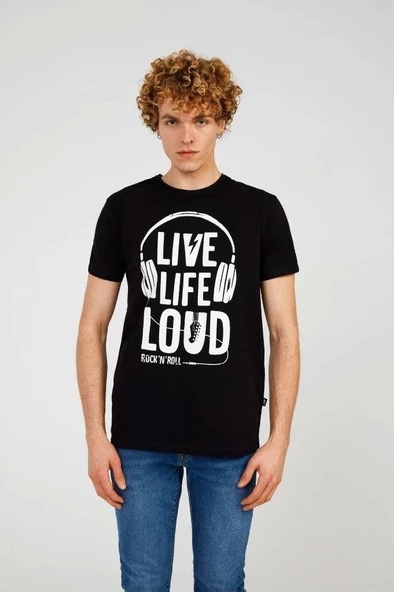 Black LOUD TEE
