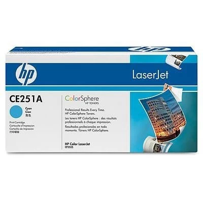 HP CE251A (504A) Mavi Cyan Orjinal Toner CP3525 / CM3530 ürün görseli