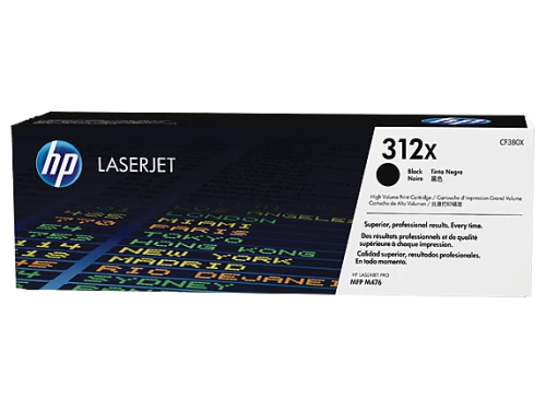 HP CF380X (312X) Siyah Black Orjinal Toner Yüksek Kapasite LaserJet Pro M476 ürün görseli