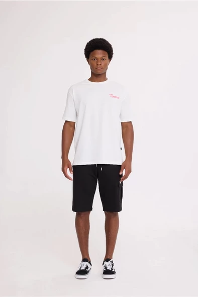 White CHAOS HALF-RELAX TEE - Resim 5