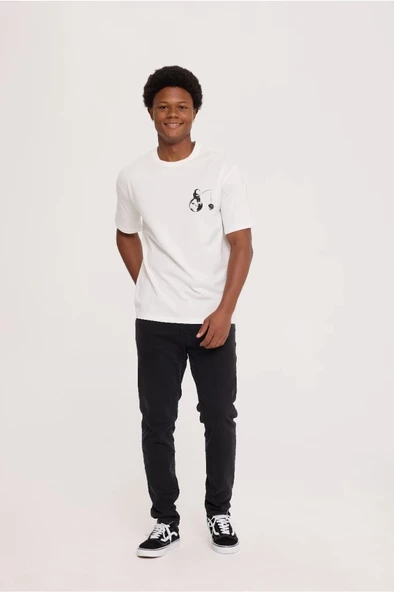 White SPACE HALF-RELAX TEE - 5