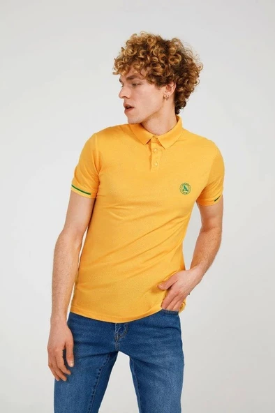 Amber Yellow SUMMER POLO - Resim 2