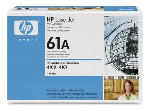 HP C8061A (61A) Siyah Orjinal Toner - Laserjet 4100 - 1