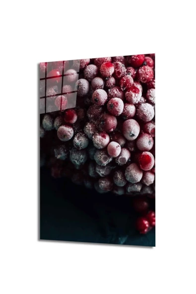 Meyveler Dekoratif ve Modern Cam Tablo 4mm Dayanıklı Temperli Cam ürün görseli