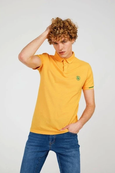 Amber Yellow SUMMER POLO - Resim 3