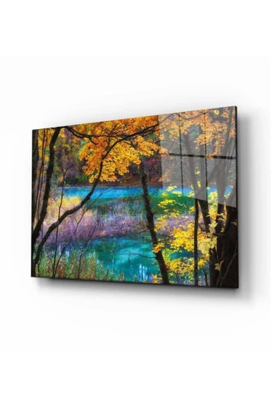 Doğa Manzara Dekoratif ve Modern Cam Tablo 4mm Dayanıklı Temperli Cam ürün görseli 1