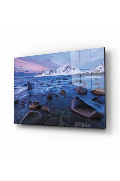 Doğa Manzara Dekoratif ve Modern Cam Tablo 4mm Dayanıklı Temperli Cam ürün görseli